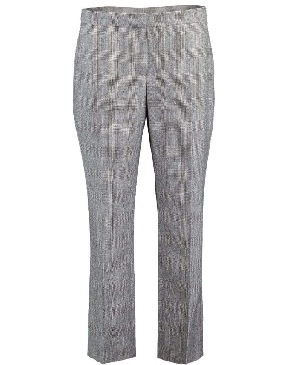 ALEXANDER MCQUEEN-Black and Ivory Cigarette Trouser-