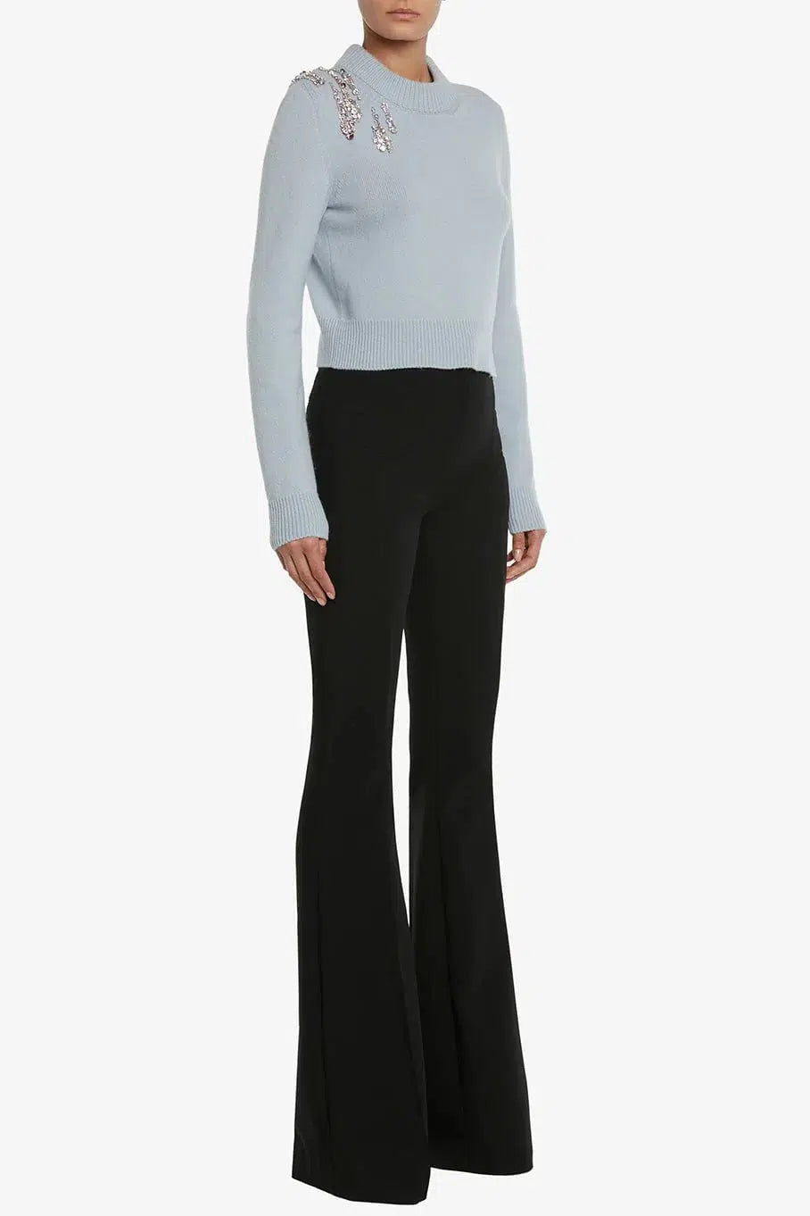 ALEXANDER MCQUEEN-Sartorial Flared Trouser-BLACK