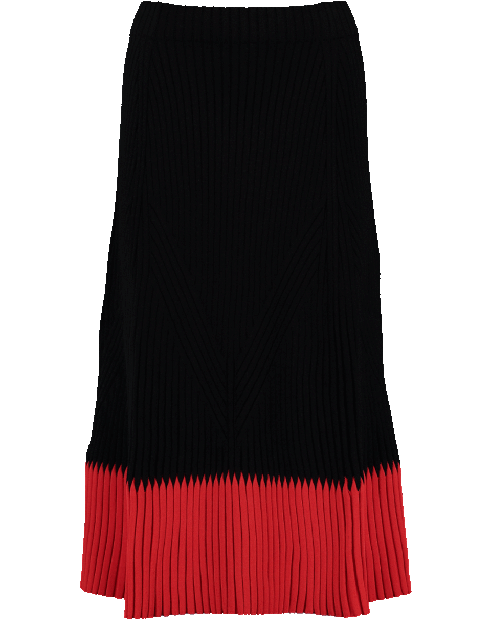 ALEXANDER MCQUEEN-Knit Midi Skirt-