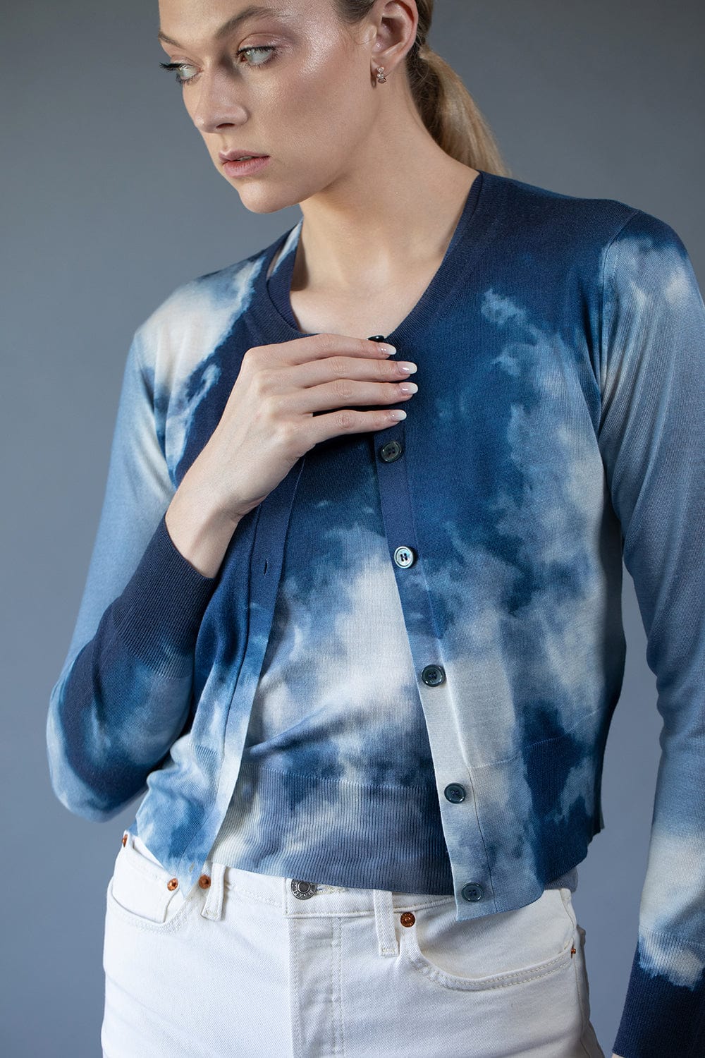 ALEXANDER MCQUEEN-Shruken Cardigan-