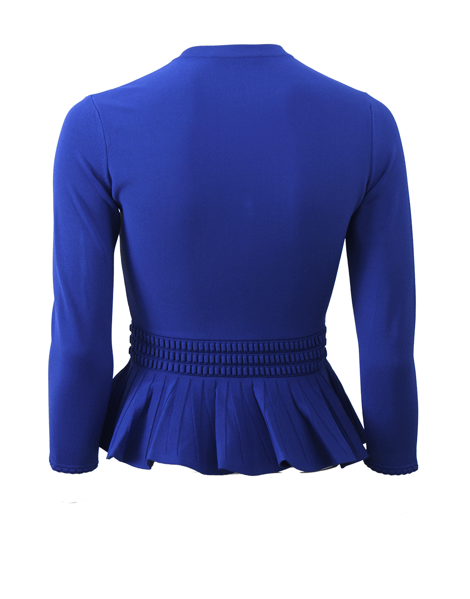 ALEXANDER MCQUEEN-Peplum Cardigan-