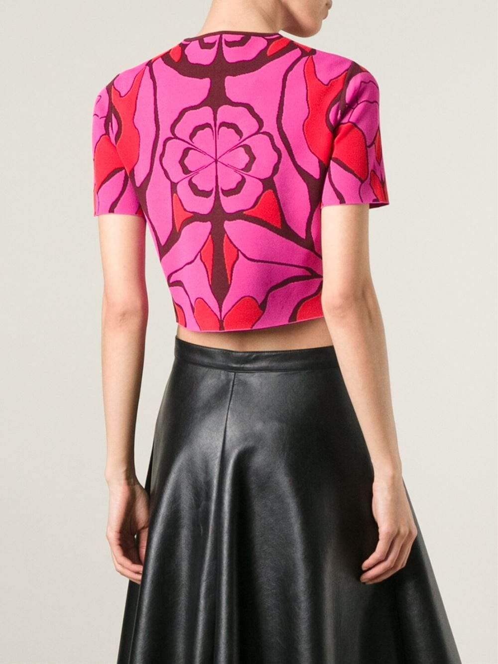 ALEXANDER MCQUEEN-Cropped Top-