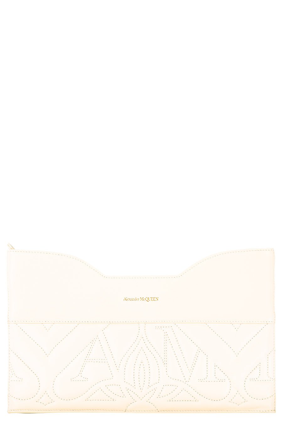 ALEXANDER MCQUEEN-Bow Zip Pouch-CALICO
