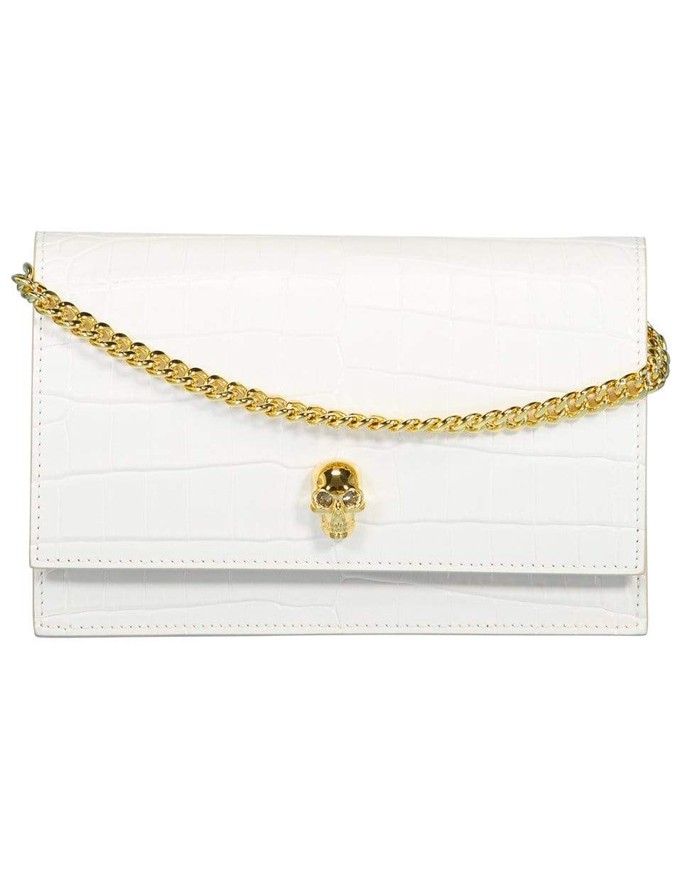 ALEXANDER MCQUEEN-Skull Mini Bag - Ivory-IVORY