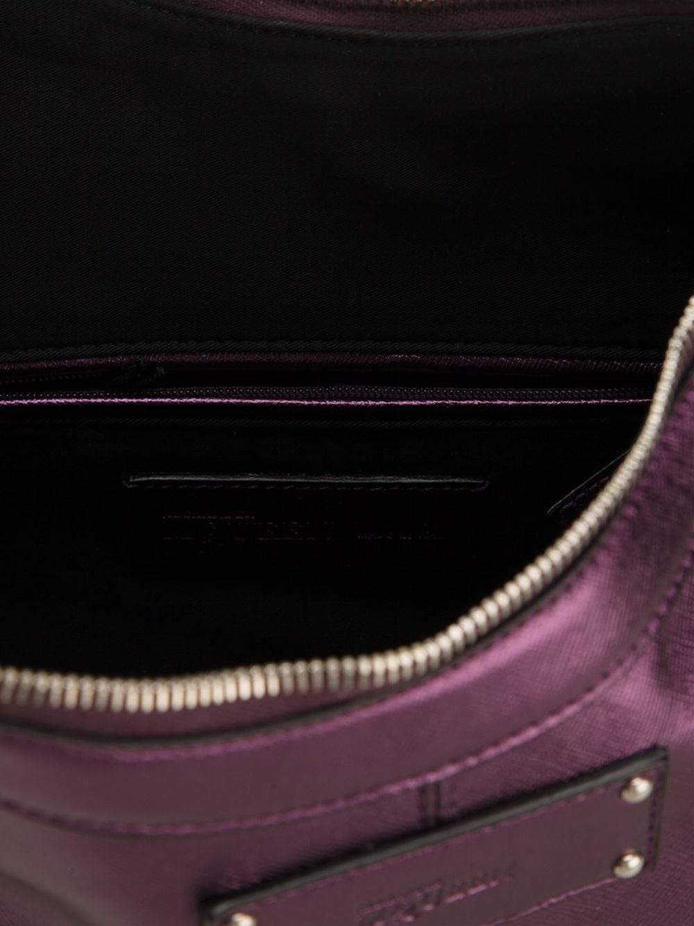 ALEXANDER MCQUEEN-De Manta Clutch-PURPLE