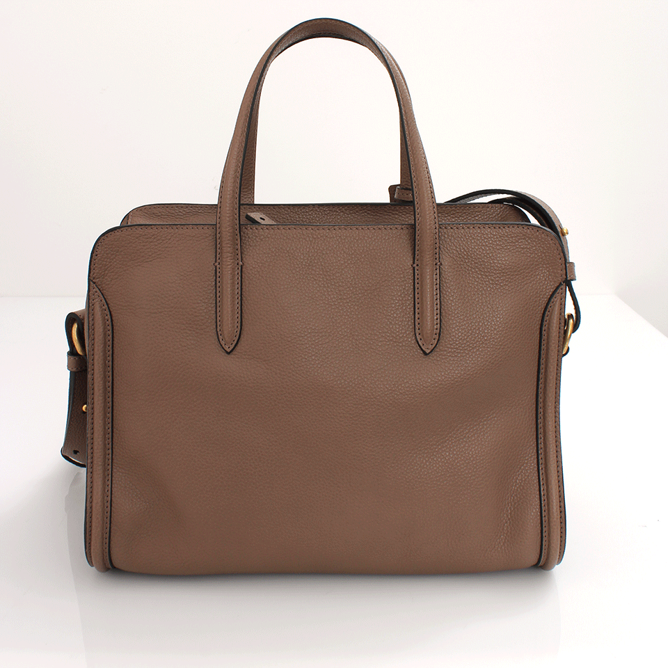 ALEXANDER MCQUEEN-Padlock Small Zip Around-COCCO