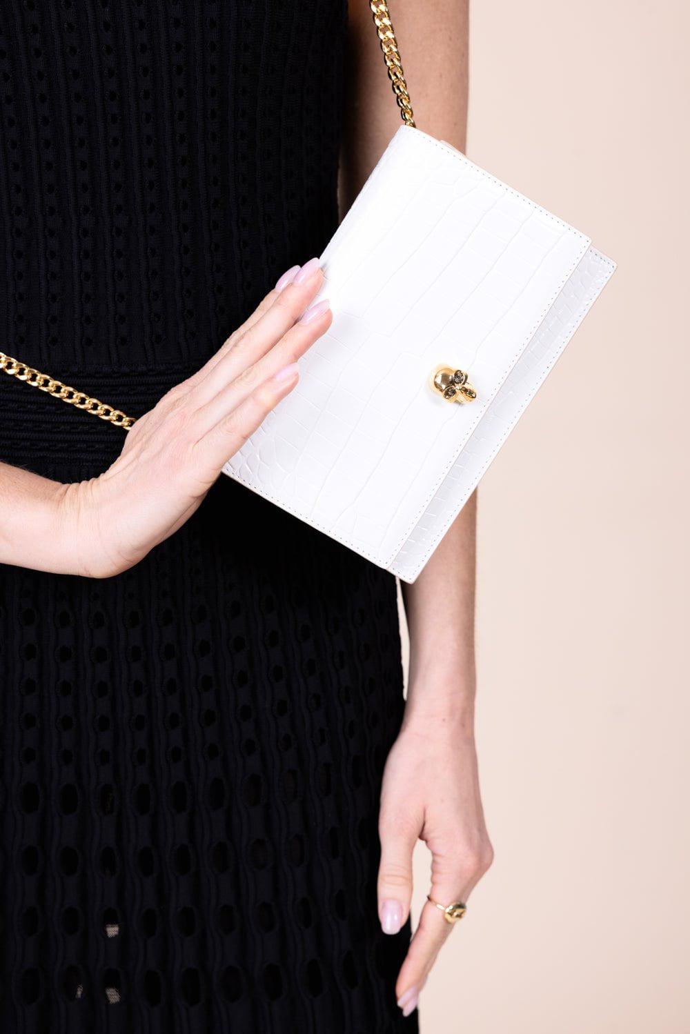 Small Skull Bag - Deep Ivory | ALEXANDER MCQUEEN – Marissa Collections