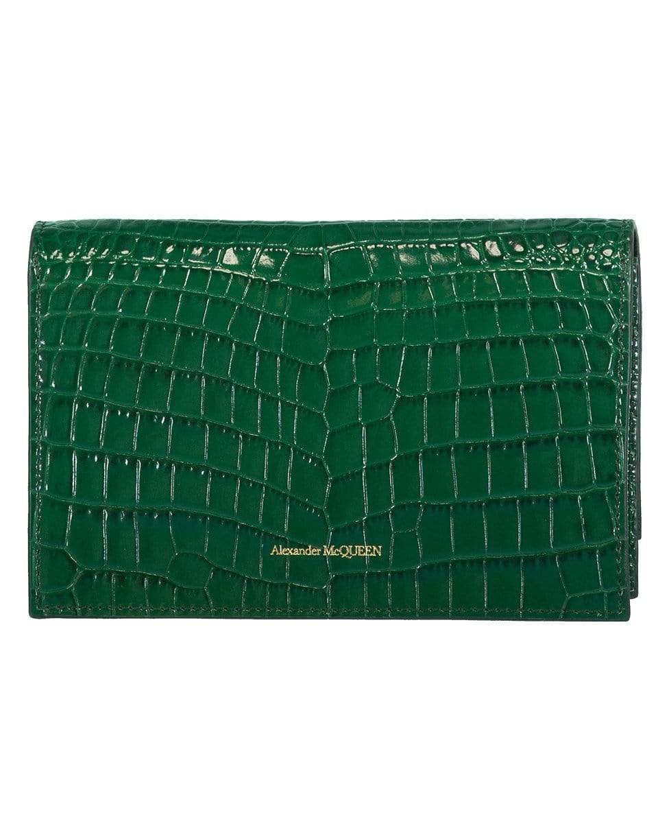 ALEXANDER MCQUEEN-Skull Mini Bag-EMERALD