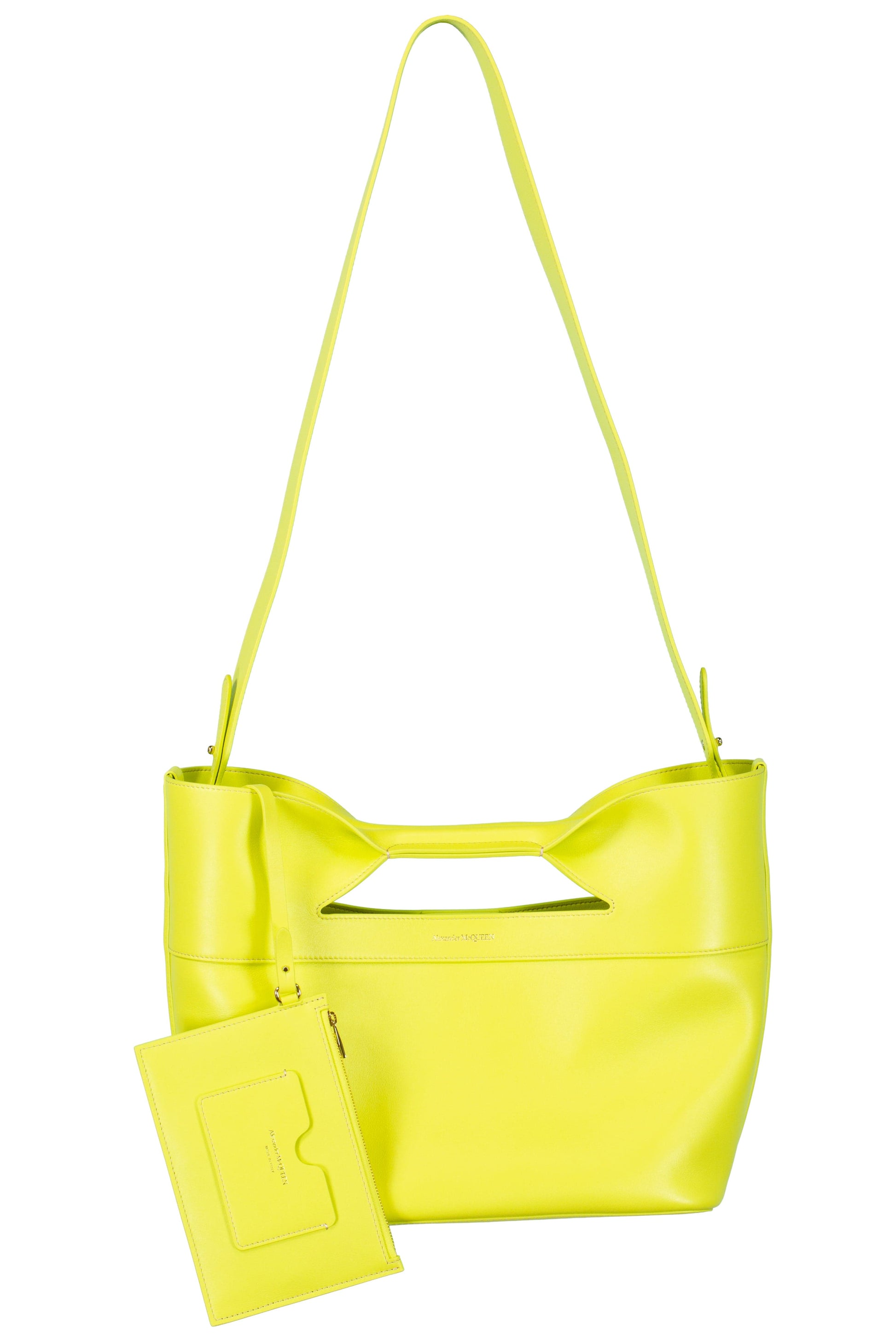 ALEXANDER MCQUEEN-Bow Small Leather Bag-LICHEN