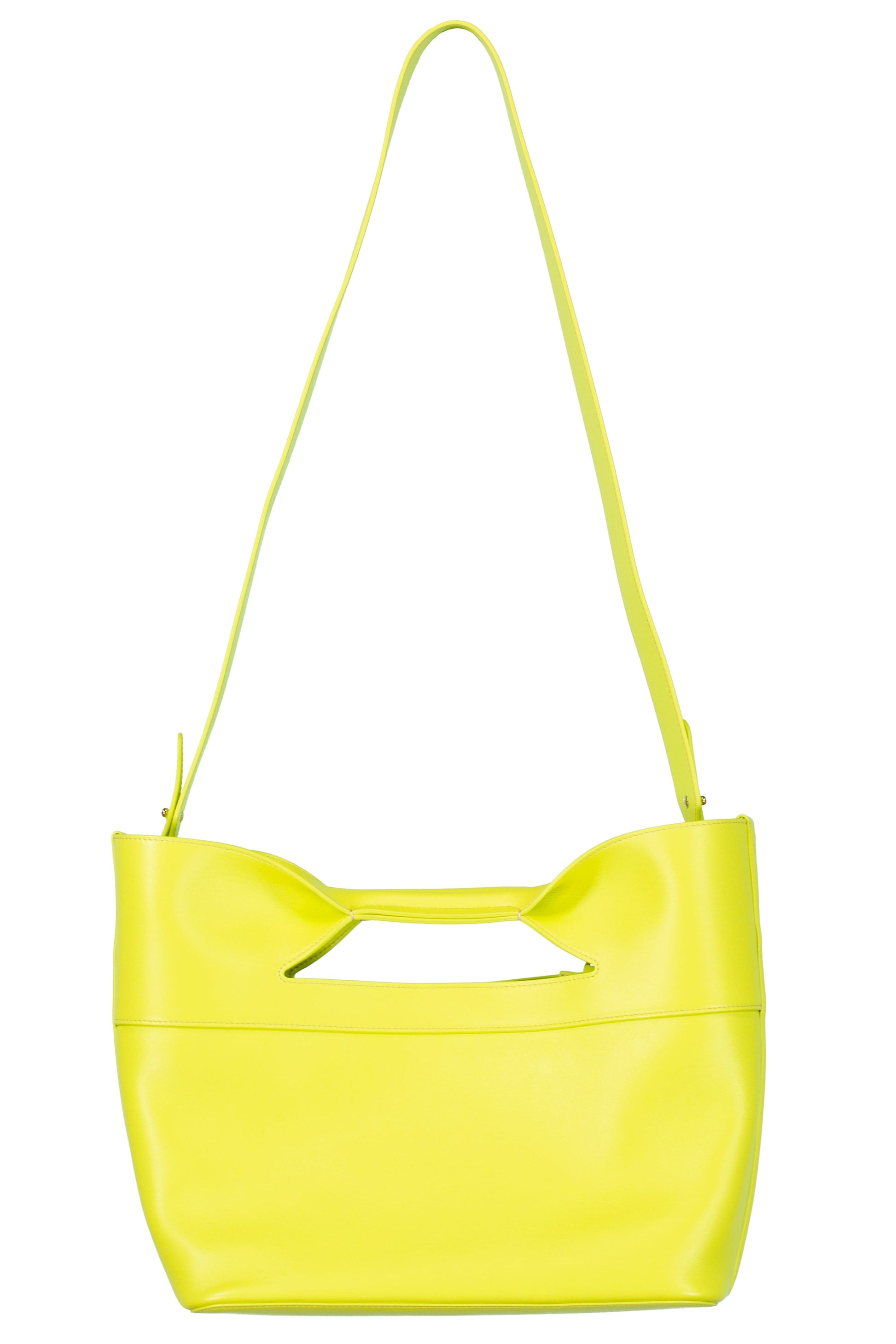 ALEXANDER MCQUEEN-Bow Small Leather Bag-LICHEN