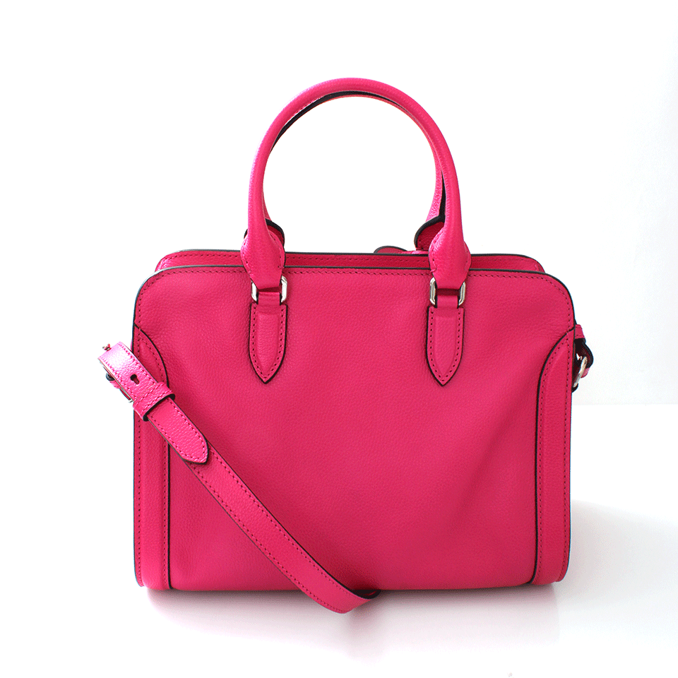 ALEXANDER MCQUEEN-Small Padlock Zip Tote-PINK