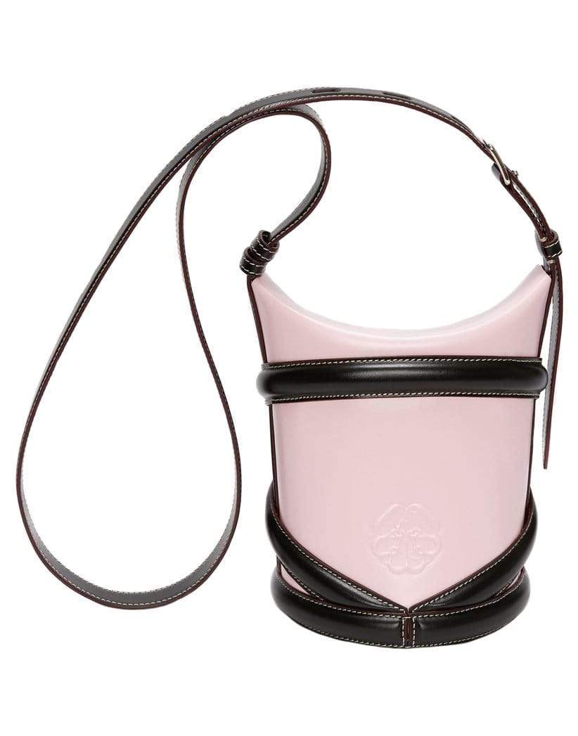 ALEXANDER MCQUEEN-Skull Medium Bag-PNK/BLCK