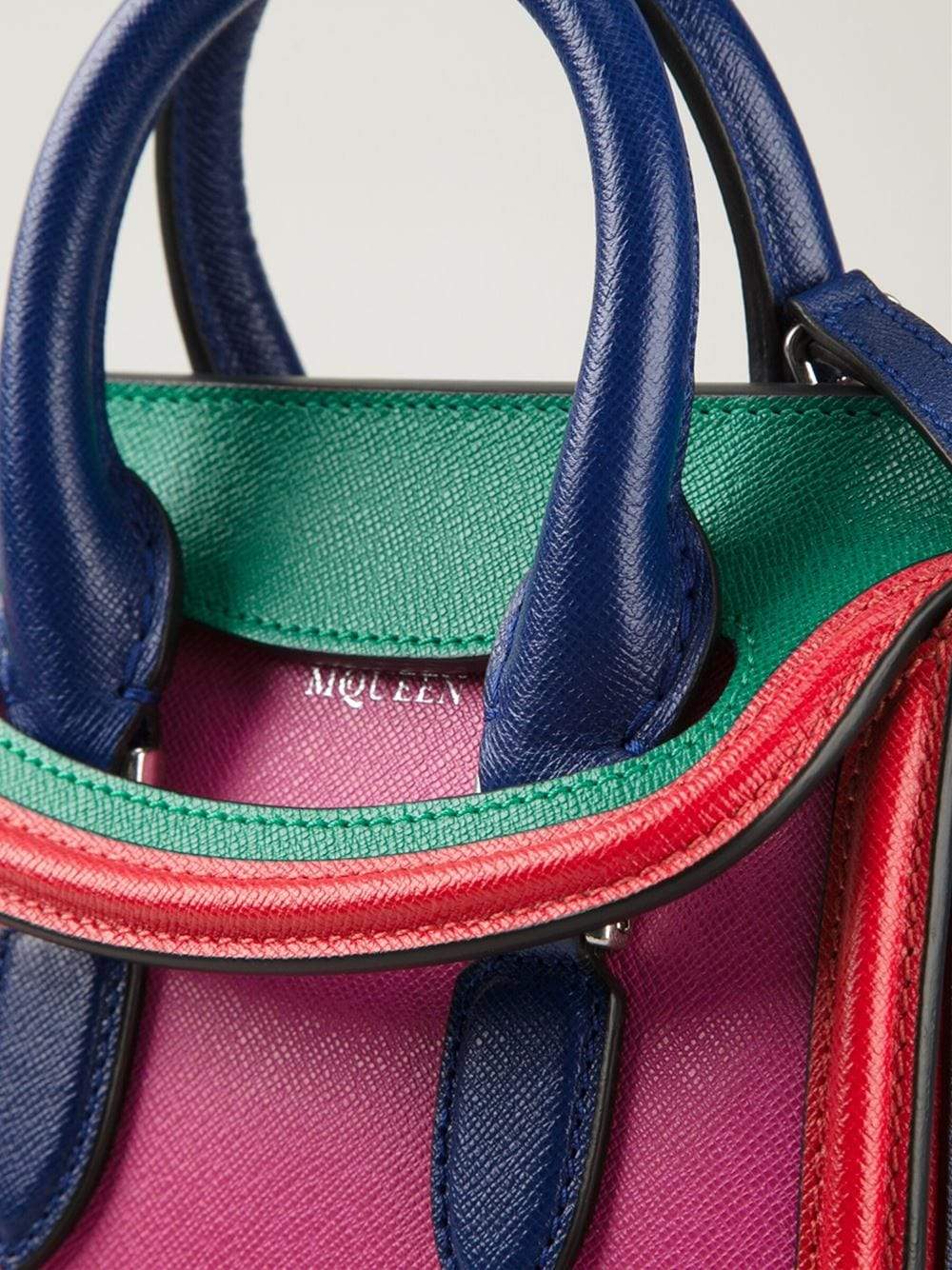 ALEXANDER MCQUEEN-Mini Heroine-PNK/BLU