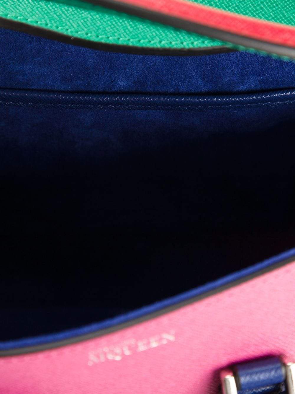 ALEXANDER MCQUEEN-Mini Heroine-PNK/BLU