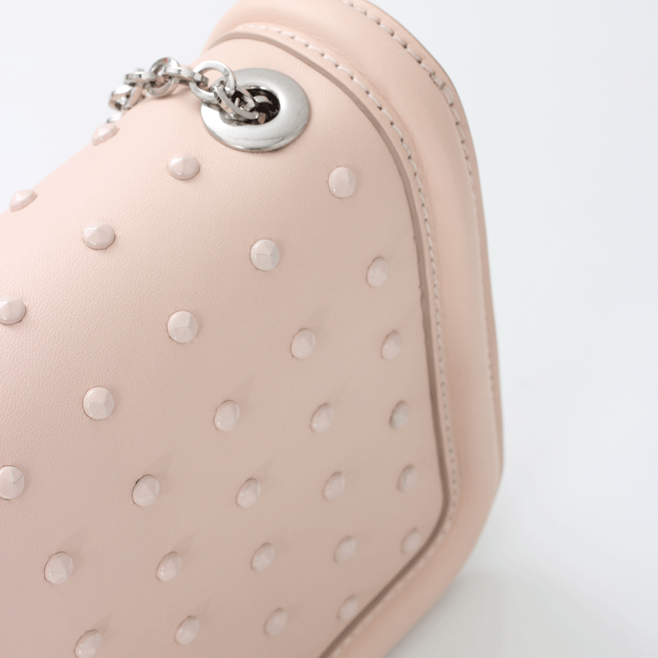 ALEXANDER MCQUEEN-Mini Chain Satchel-POWDER