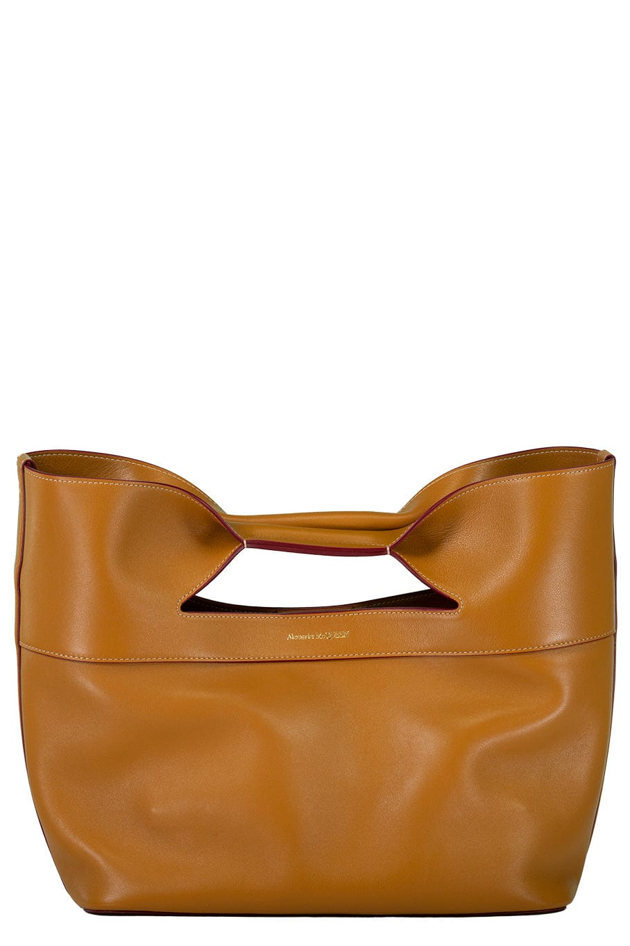 ALEXANDER MCQUEEN-Small Bow Bag-TAN
