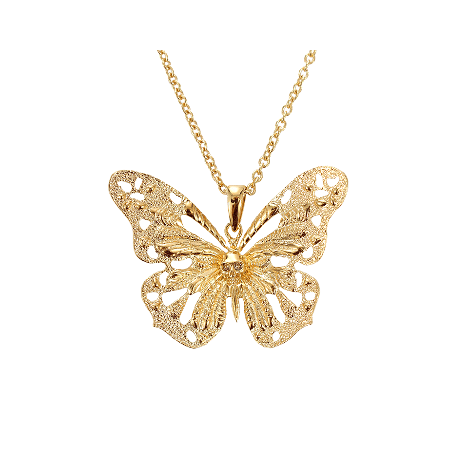 ALEXANDER MCQUEEN-Butterfly Pendant Necklace-AS SAM