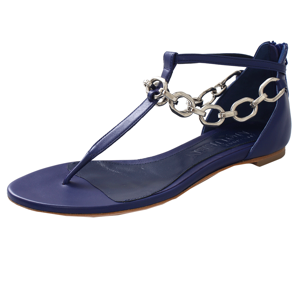 ALEXANDER MCQUEEN-Chain Thong Sandal-