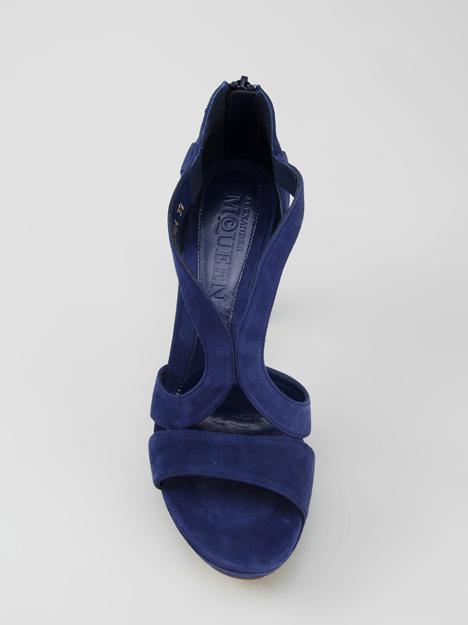 ALEXANDER MCQUEEN-Armadillo Suede Sandal-