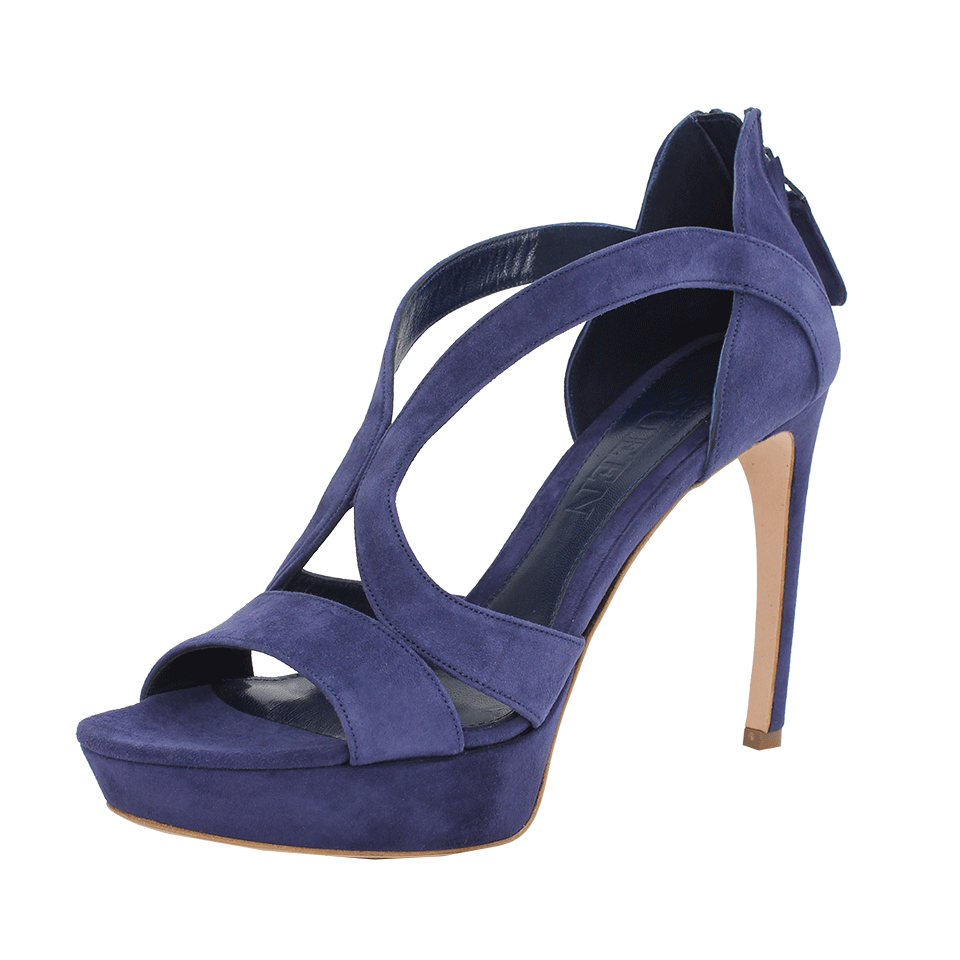 ALEXANDER MCQUEEN-Armadillo Suede Sandal-