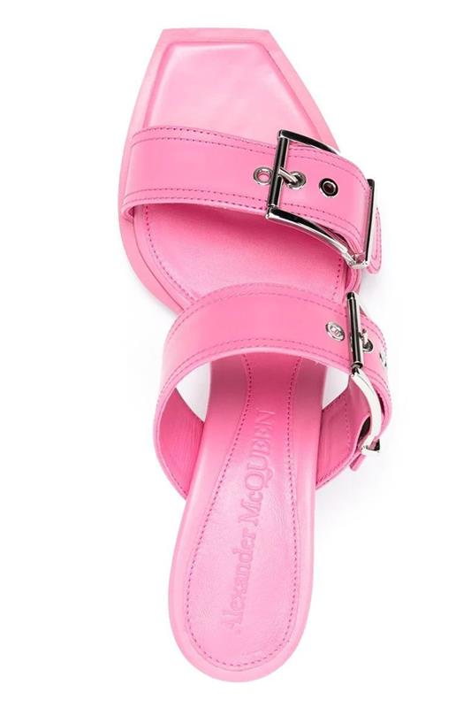 ALEXANDER MCQUEEN-Buckled Sandals-