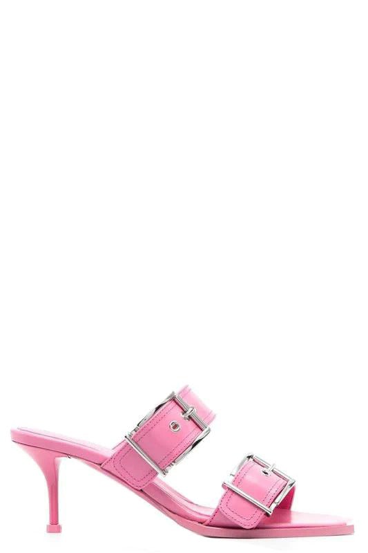 ALEXANDER MCQUEEN-Buckled Sandals-