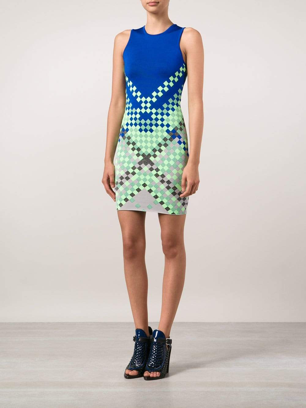 ALEXANDER WANG-Degrade Weave Tank Dress-
