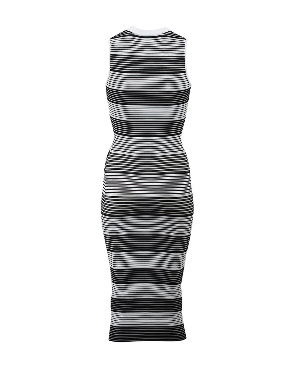 ALEXANDER WANG-Ribbed Stripe Dress-