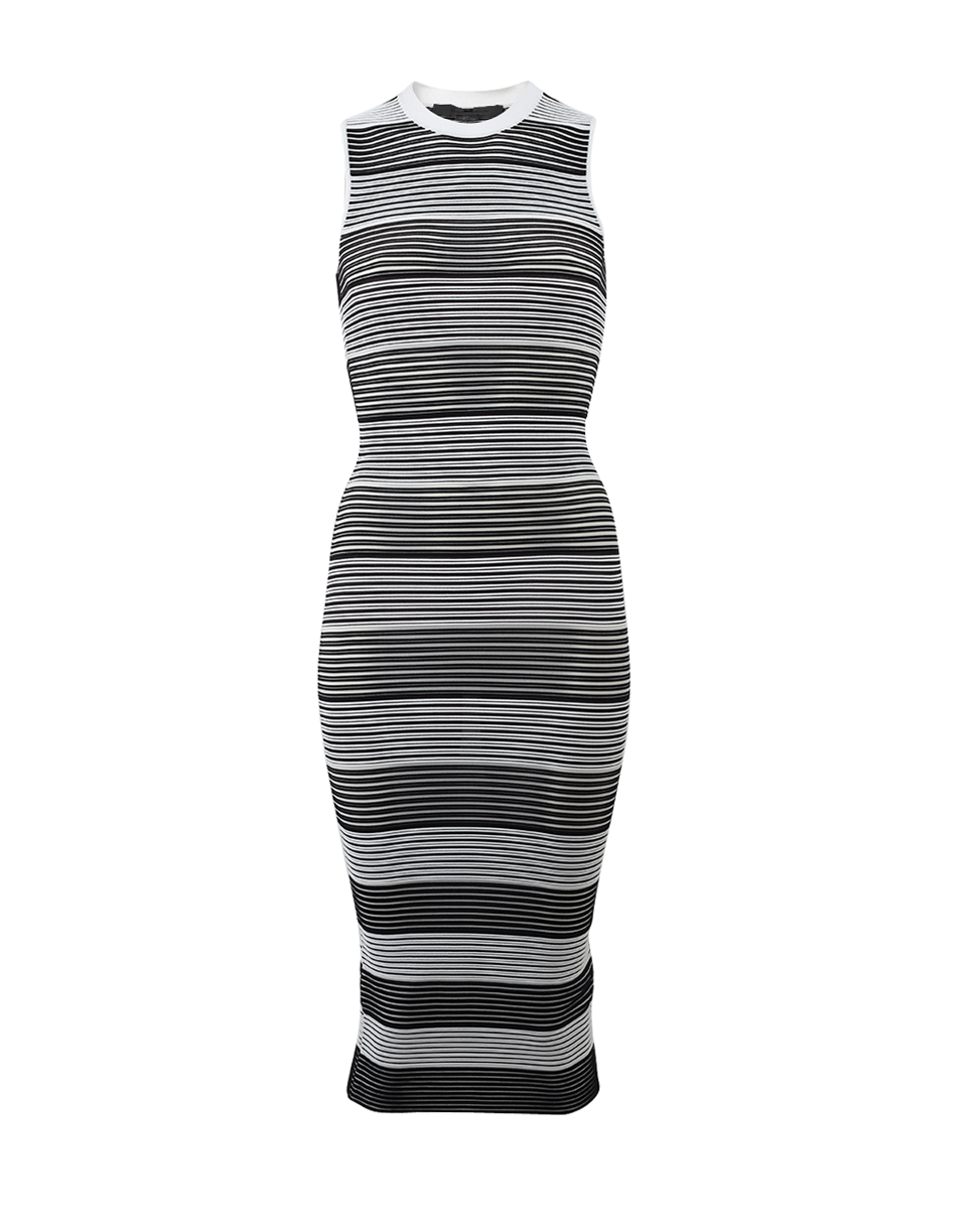 ALEXANDER WANG-Ribbed Stripe Dress-