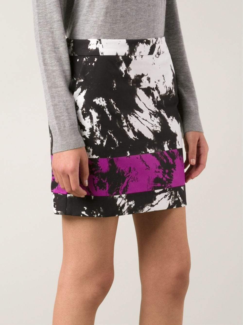 ALEXANDER WANG-Tye Dye Mini Skirt-