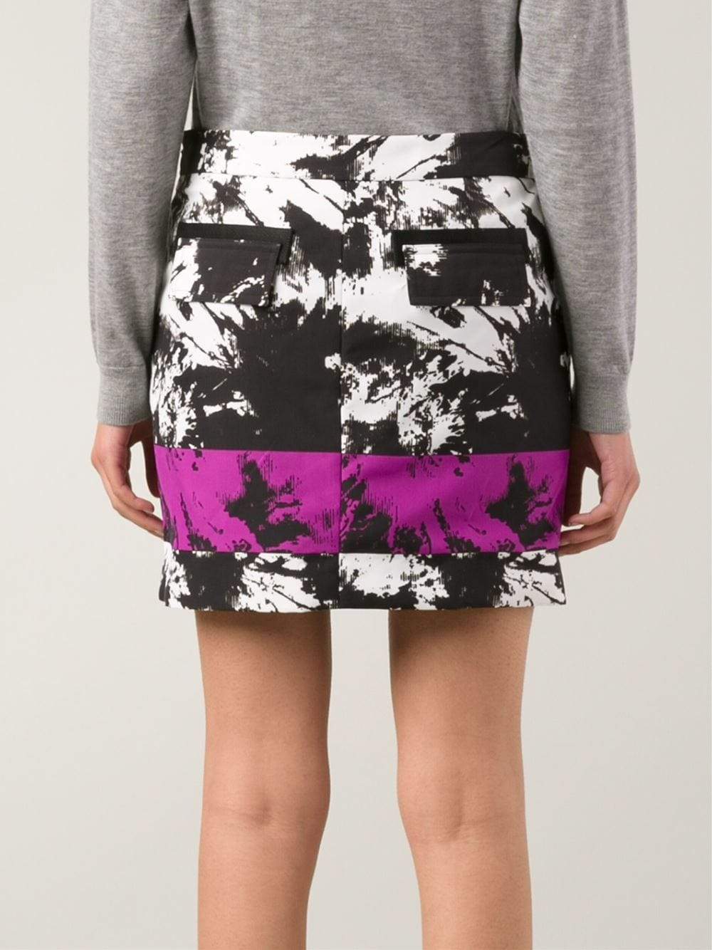 ALEXANDER WANG-Tye Dye Mini Skirt-