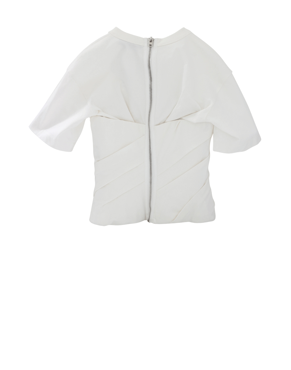 ALEXANDER WANG-Draped Bustier T-Shirt-