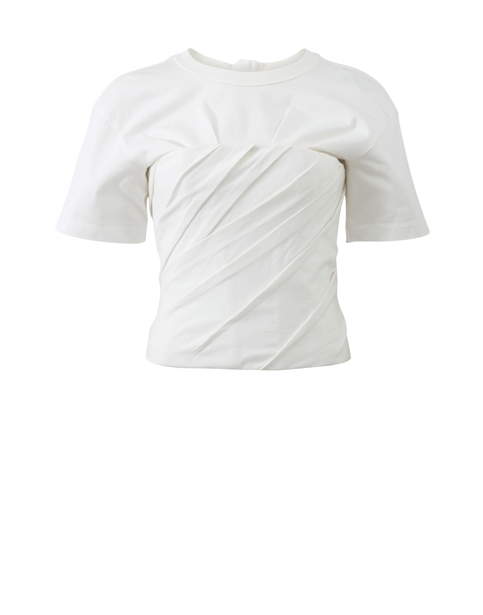 ALEXANDER WANG-Draped Bustier T-Shirt-