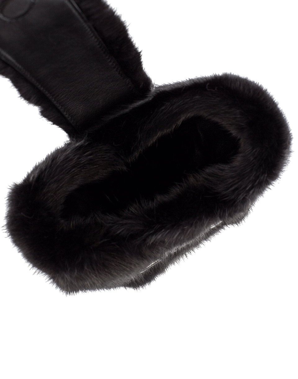 ALEXANDER WANG-Micro Mini CEO Fur Bag-BLACK