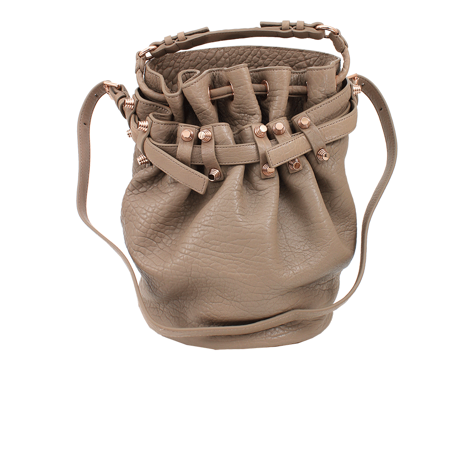 ALEXANDER WANG-Top Handle Shoulder Bag-LATTE