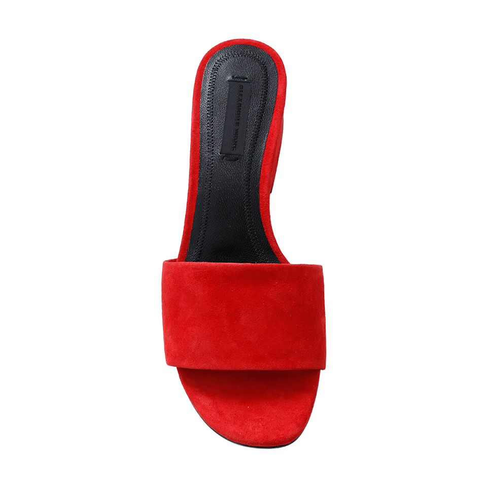 ALEXANDER WANG-Lou Cult Kid Suede Slide-