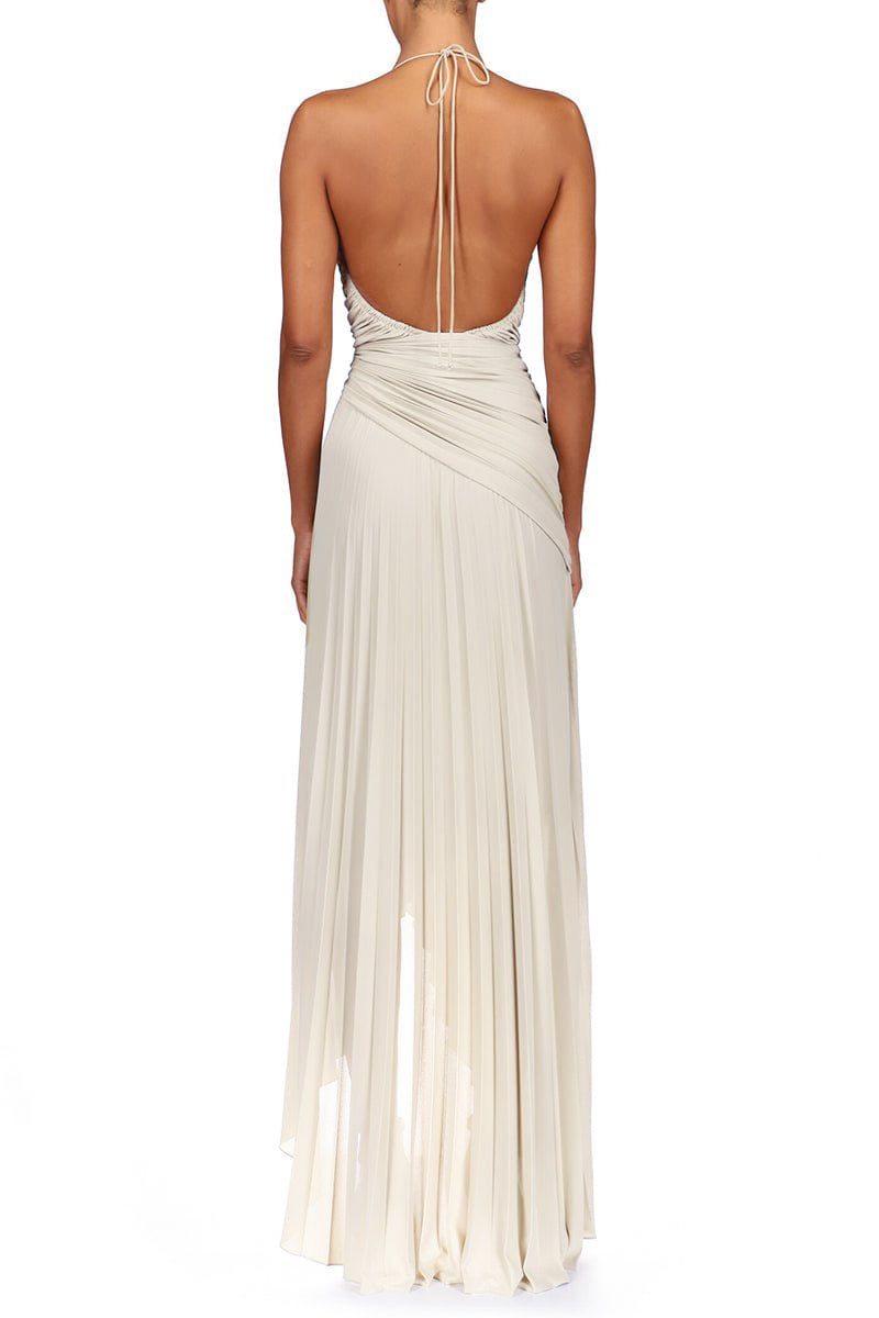 chinese dress ladies Alexandre VAUTHIER: Long Pleated Dress