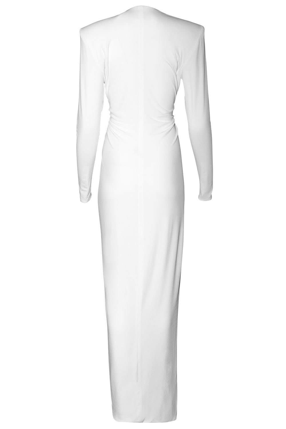 ALEXANDRE VAUTHIER-O-Ring V-neck Gown-