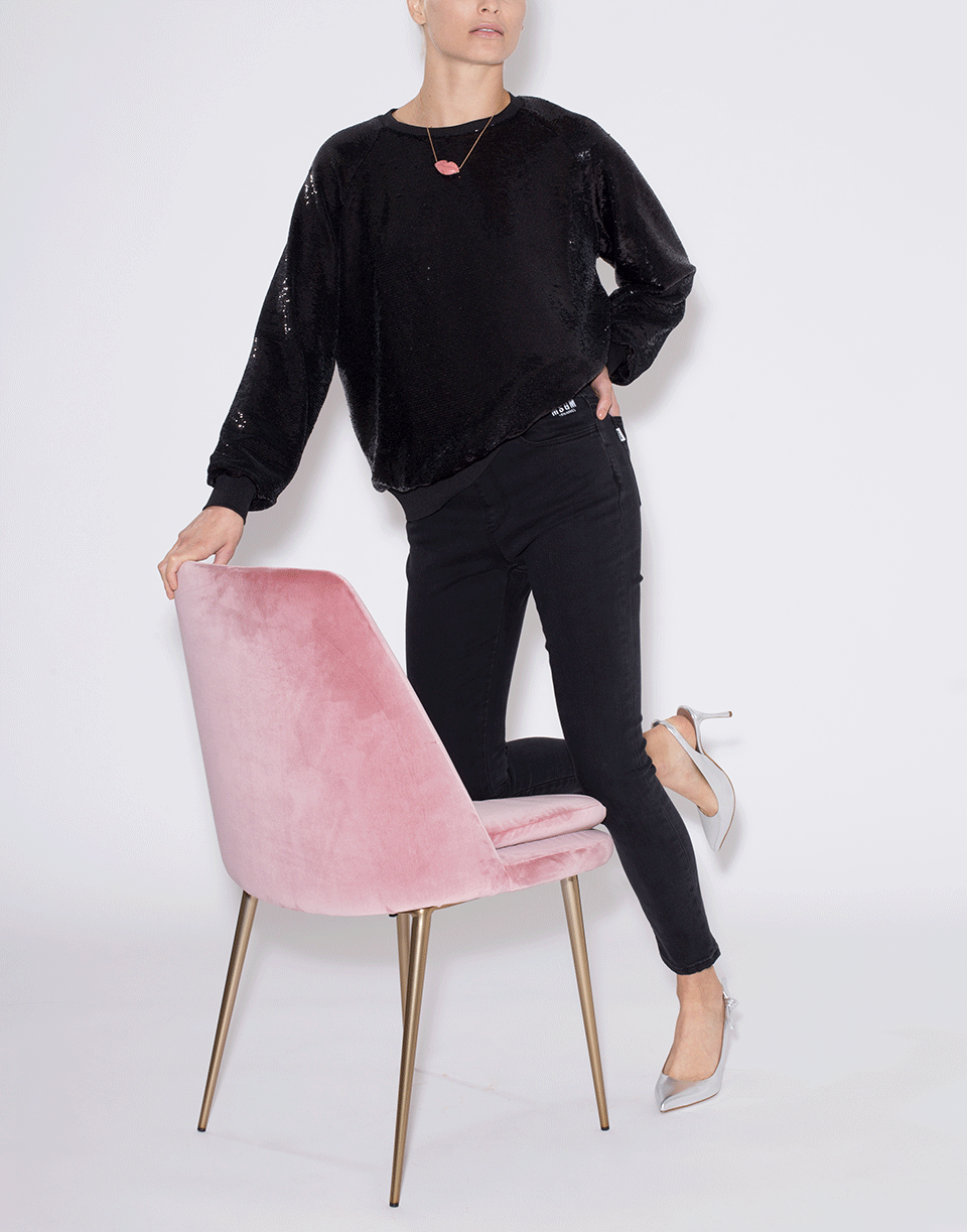ALEXANDRE VAUTHIER-Micro Sequin Sweatshirt-