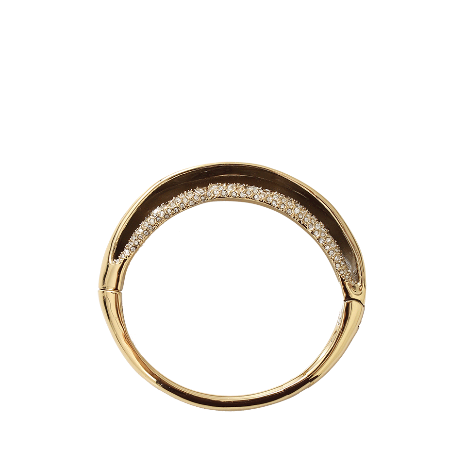 ALEXIS BITTAR-Secret Encrusted Hinge Bracelet-GOLD