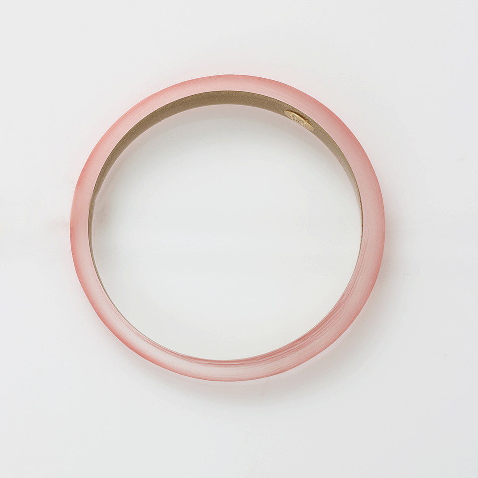 ALEXIS BITTAR-Skinny Tapered Bangle-ORANGE
