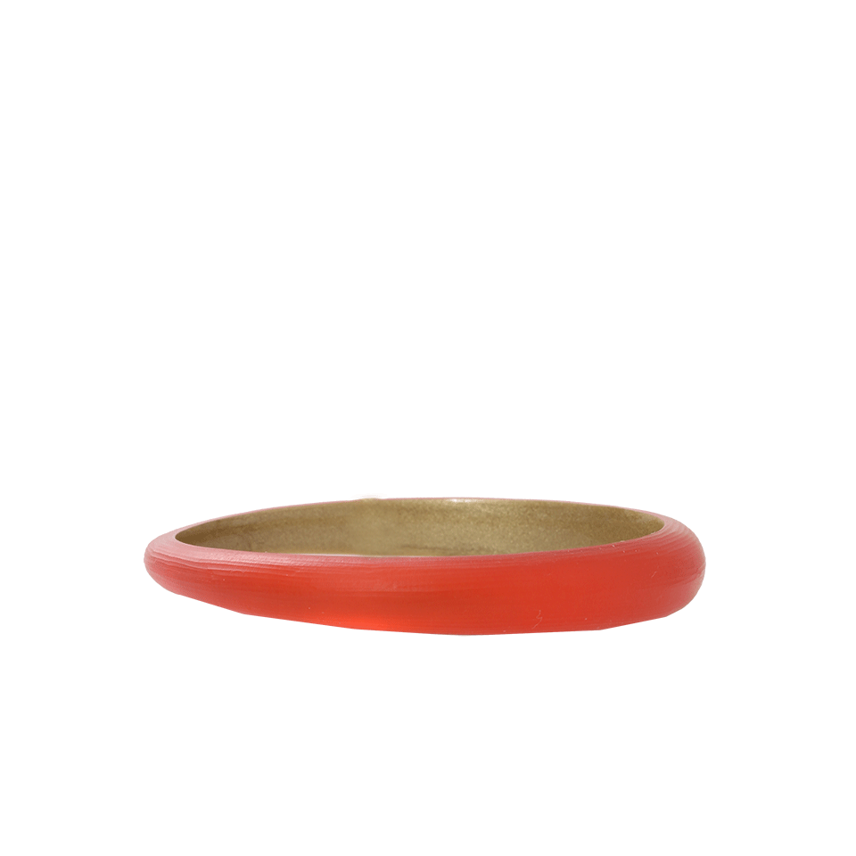 ALEXIS BITTAR-Skinny Tapered Bangle-ORANGE