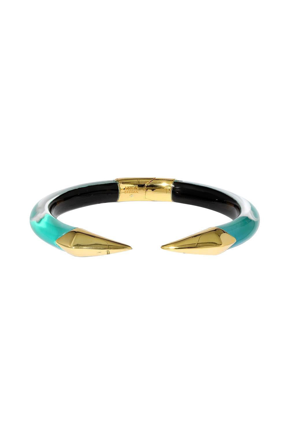 Pyramid Brake Hinge Bracelet-GOLD-JEWELRYBOUTIQUEBRACELET O-ALEXIS BITTAR