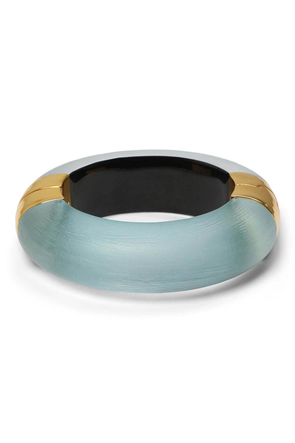 ALEXIS BITTAR-Large Molten Bracelet - Blue Grey-BLUEGREY