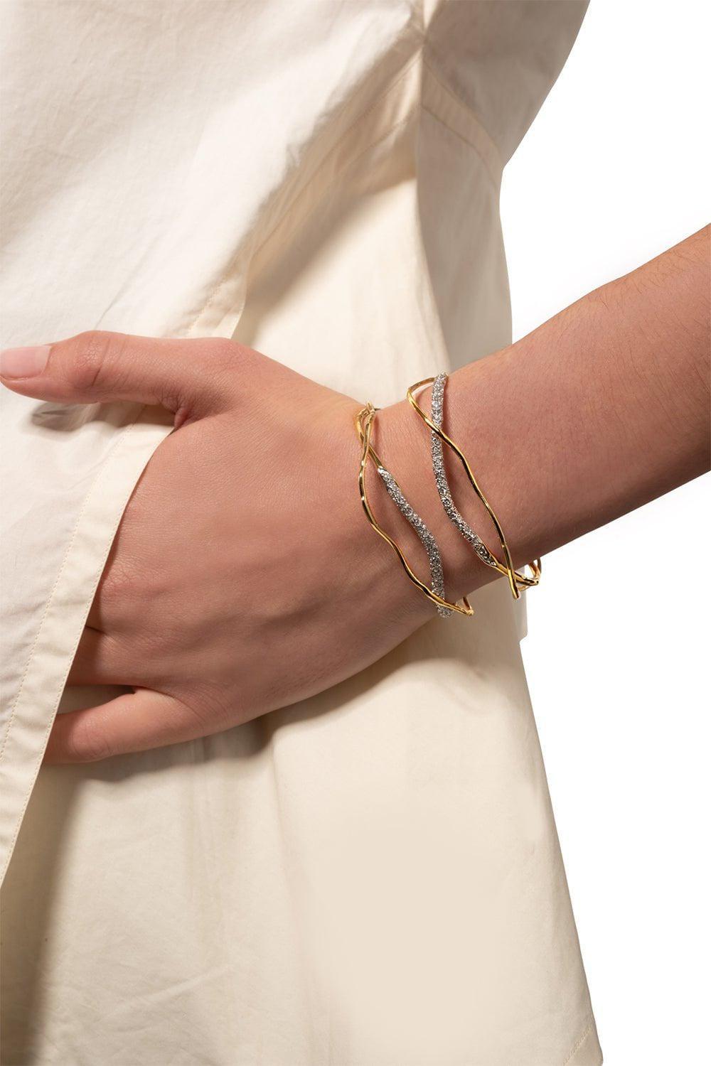ALEXIS BITTAR-Solanales Crystal Cuff Bracelet-CLEAR