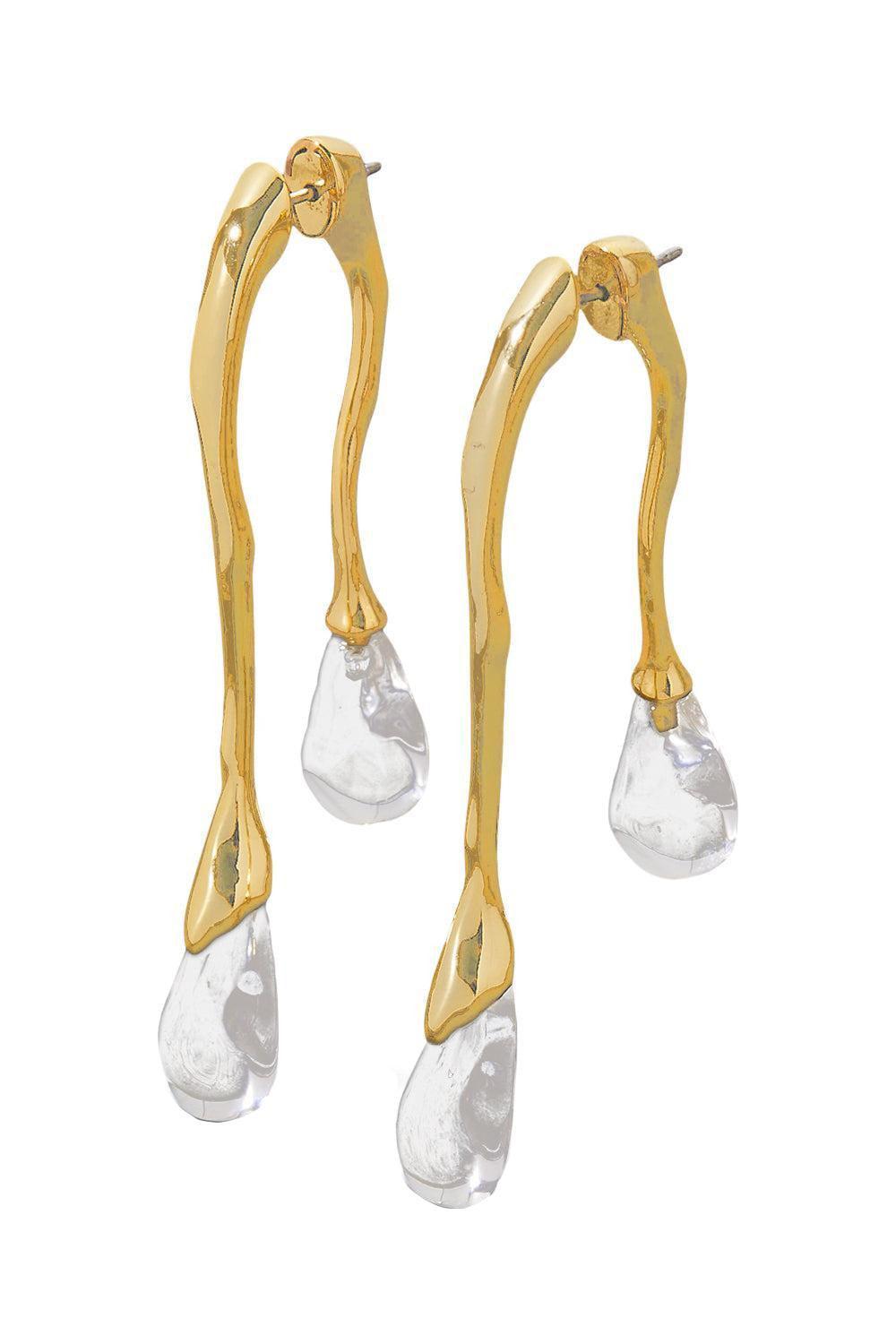 Front Back Double Drop Circle Earrings-SILVER-JEWELRYBOUTIQUEEARRING-ALEXIS BITTAR