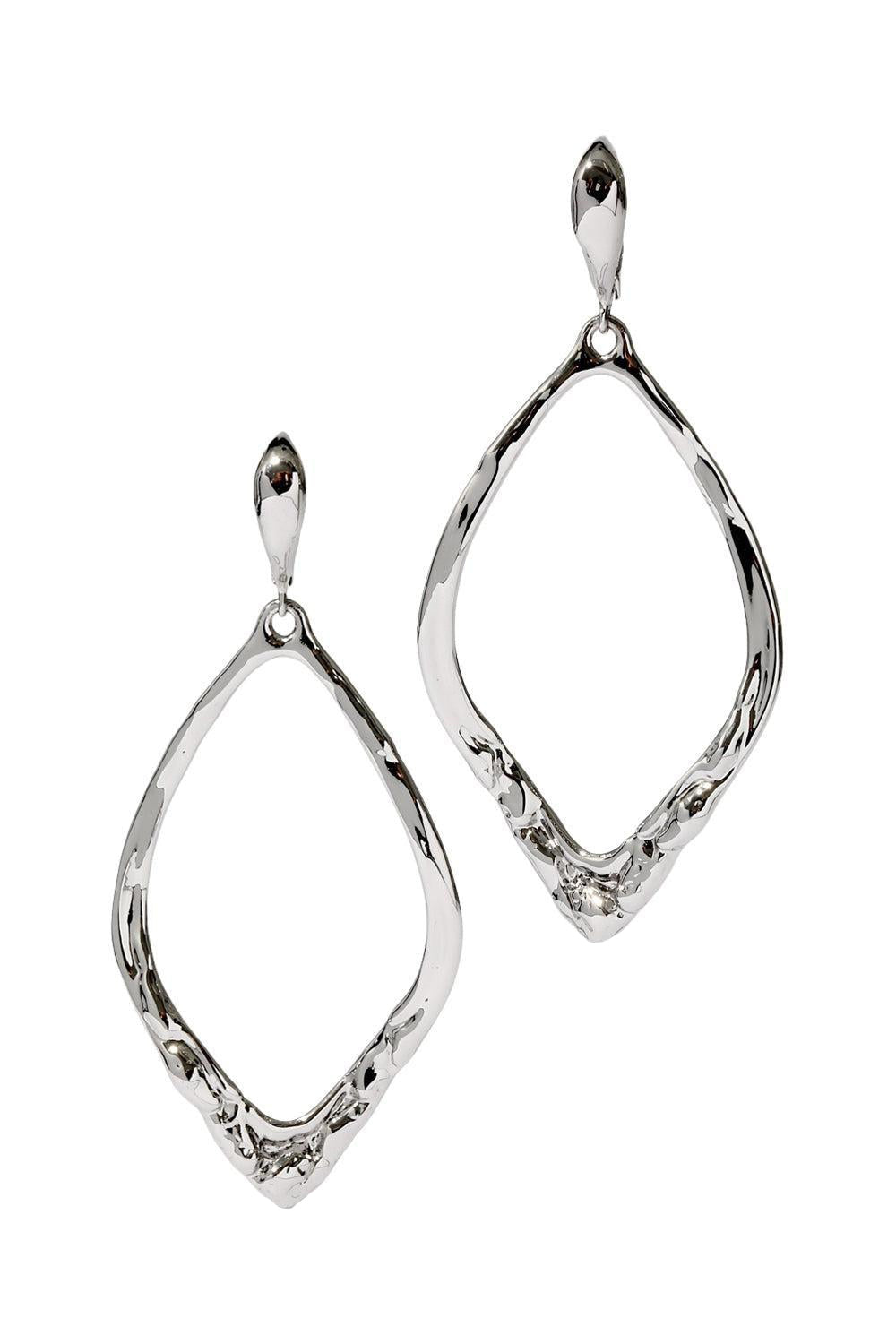 Open Oval Leverback Earrings-SILVER-JEWELRYBOUTIQUEEARRING-ALEXIS BITTAR
