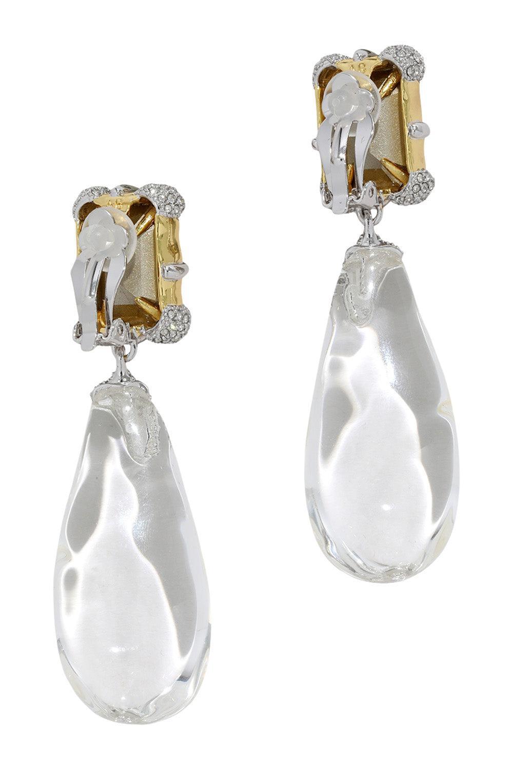 Crystal Silverlake Lucite Teardrop Earrings-CLEAR-JEWELRYBOUTIQUEEARRING-ALEXIS BITTAR