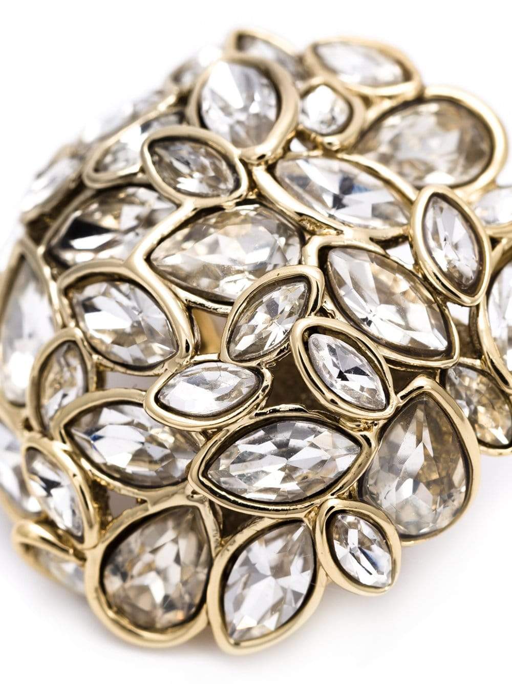 ALEXIS BITTAR-Marquis Cluster Dome Clip Earrings-GOLD