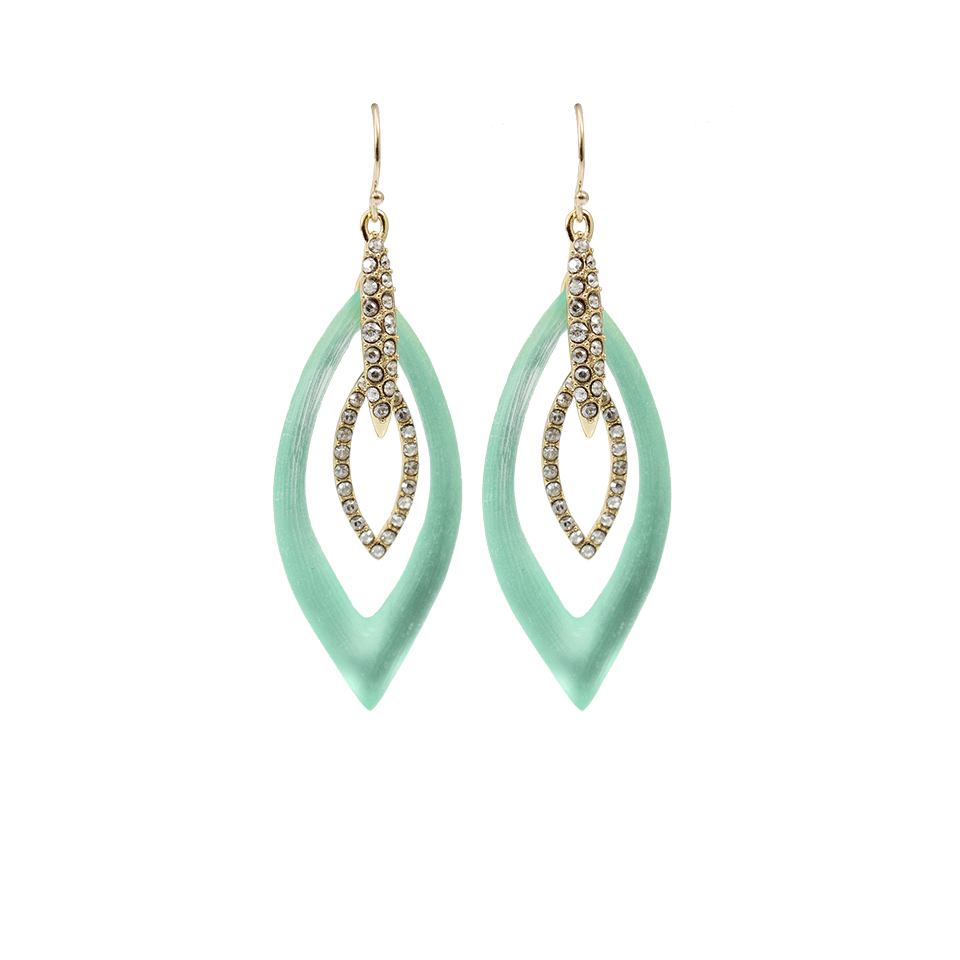 ALEXIS BITTAR-Crystal Pave Marquis Wire Earrings-MINT